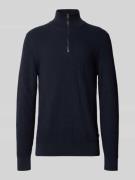 BOSS Regular Fit Troyer aus reiner Baumwolle Modell 'H-ULICIO' in Mari...