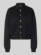 Pieces Regular Fit Bomberjacke mit Viskose-Anteil Modell 'TALIA' in Bl...