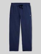 Polo Ralph Lauren Regular Fit Sweatpants aus reiner Baumwolle in Marin...