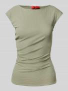 MAX&Co. T-Shirt mit Kappärmeln Modell 'SFOGLIA' in Lind, Größe L