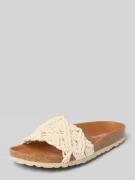 Verbenas Sandalette in Schlupfform Modell 'RAGA KNOTS' in Ecru, Größe ...