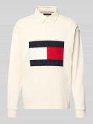 Tommy Hilfiger Regular Fit Sweatshirt aus reiner Baumwolle in Offwhite...