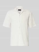 MCNEAL Regular Fit Freizeithemd mit Strukturmuster in Ecru, Größe L