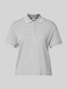 Jake*s Casual Regular Fit Poloshirt aus Baumwolle in Silber Melange, G...