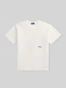Polo Ralph Lauren Regular Fit T-Shirt aus reiner Baumwolle in Weiss, G...