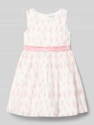 Happy Girls Kleid mit floralem Allover-Print in Altrosa, Größe 104