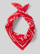 comma Tuch mit Seiden-Anteil in Rot, Größe 1