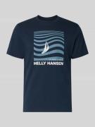 Helly Hansen T-Shirt mit Logo- und Motiv-Print Modell 'SHORELINE' in M...
