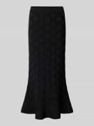 BOSS Enganliegender Midi-Rock aus Viskose-Mix Modell 'Foppy' in Black,...