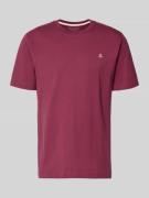Marc O'Polo Regular Fit T-Shirt aus reiner Baumwolle in Dunkelrot, Grö...