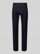 Lee Slim Fit Jeans im 5-Pocket-Design Modell 'LUKE' in Dunkelblau, Grö...