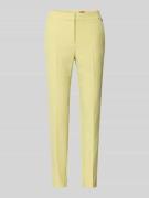 HUGO Slim Fit Schmale Hose mit LOGO-Niete Modell 'HAGONIA-1' in Hellgr...