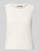 Christian Berg Woman Selection Top mit Rundhalsausschnitt in Ecru, Grö...
