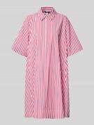 JOOP! Knielanges Kleid mit Kentkragen Modell 'Doresa' in Rot, Größe 34