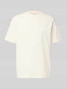 Les Deux T-Shirt mit Label-Print Modell 'Ben Goods' in Offwhite, Größe...