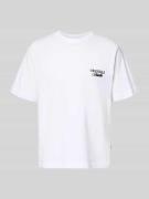 Jack & Jones T-Shirt mit Statement-Print Modell 'NORREBRO' in Weiss, G...