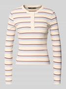 Vero Moda Slim Fit Langarmshirt aus Baumwoll-Mix Modell 'KATIE' in Dun...