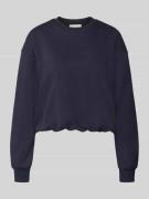 LeGer by Lena Gercke Sweatshirt mit Logo-Stitching Modell 'Jana' in Du...
