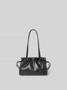 Tory Burch Shoulder Bag mit Raffungen Modell 'Ella' in Black, Größe 1