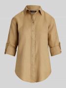 Lauren Ralph Lauren Relaxed Fit Leinenhemd aus reinem Leinen in Beige,...