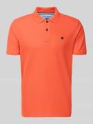 Lerros Poloshirt mit Logo-Stitching Modell 'PERFORMANCE' in Dunkeloran...