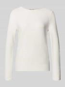 Marc O'Polo Regular Fit Strickpullover aus reiner Baumwolle in Weiss, ...