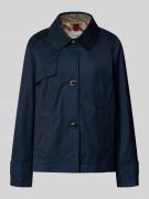 Gil Bret Jacke mit Umlegekragen und Eingrifftaschen in Marine, Größe 3...
