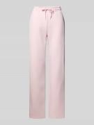 Gina Tricot Sweatpants mit elastischem Bund Modell 'Iconic' in Rosa, G...