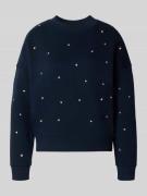 Tom Tailor Denim Regular Fit Sweatshirt aus reiner Baumwolle in Marine...