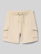 Blue Seven Straight Fit Shorts mit Cargo-Taschen in Stein, Größe 104
