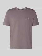 BOSS Regular Fit T-Shirt aus Baumwoll-Mix in Taupe, Größe L