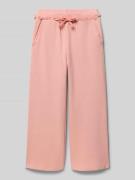 Blue Seven Wide Fit Sweatpants mit Rüschenbesatz in Apricot, Größe 104
