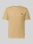Blend T-Shirt mit Label-Detail Modell 'FILLIP' in Beige, Größe 3XL