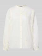 JAKE*S STUDIO WOMAN Regular Fit Bluse mit Stehkragen und Stitchings in...