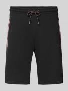 Christian Berg Men Shorts mit elastischem Bund in Black, Größe 3XL