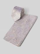 Prince Bowtie Krawatte und Einstecktuch im Set aus reiner Seide in San...