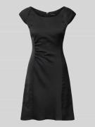 ARMANI EXCHANGE Knielanges Kleid mit Raffungen in Black, Größe 34