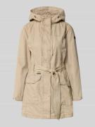 khujo Jacke mit Bindegürtel Modell 'PREA' in Beige, Größe L