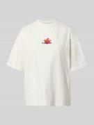 Pegador Oversized Fit T-Shirt mit Label-Stitching Modell 'MODRA' in Be...