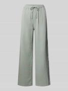 Only Relaxed Fit Weite Hose aus Bio-Baumwolle Modell 'THYRA' in Schilf...