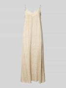 OH APRIL Midikleid aus Viskose-Elasthan-Mix Modell 'Alma' in Hellbraun...