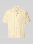 Wood Wood Regular Fit Freizeithemd mit 1/2-Arm Modell 'Nico' in GELB, ...