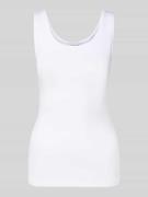 Hanro Slim Fit Top mit Rundhalsausschnitt in Weiss, Größe L