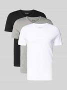 BOSS T-Shirt mit V-Ausschnitt im 3er-Pack Modell 'Classic' in Mittelgr...