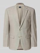 HECHTER PARIS Regular Fit 2-Knopf-Sakko mit Pattentaschen in Beige, Gr...