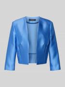 Vera Mont Bolero mit offener Front und 3/4-Arm in Hellblau, Größe 40