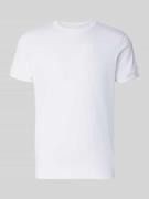 RAGMAN T-Shirt mit Rundhalsausschnitt in Weiss, Größe L