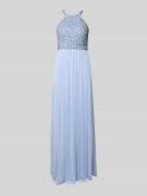 Jake*s Cocktail Abendkleid mit Strasssteinbesatz und Rundhalsausschnit...