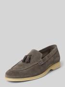 JOOP! SHOES Loafers mit glatter Sohle Modell 'Velluto' in Mittelgrau, ...
