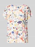 Christian Berg Woman T-Shirt aus Viskose-Elasthan-Mix im Allover-Look ...